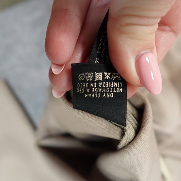 Ralph Lauren Pants Womens 12 Wool Old Money Straight Leg Black Label Camel Tan - Picture 10 of 11